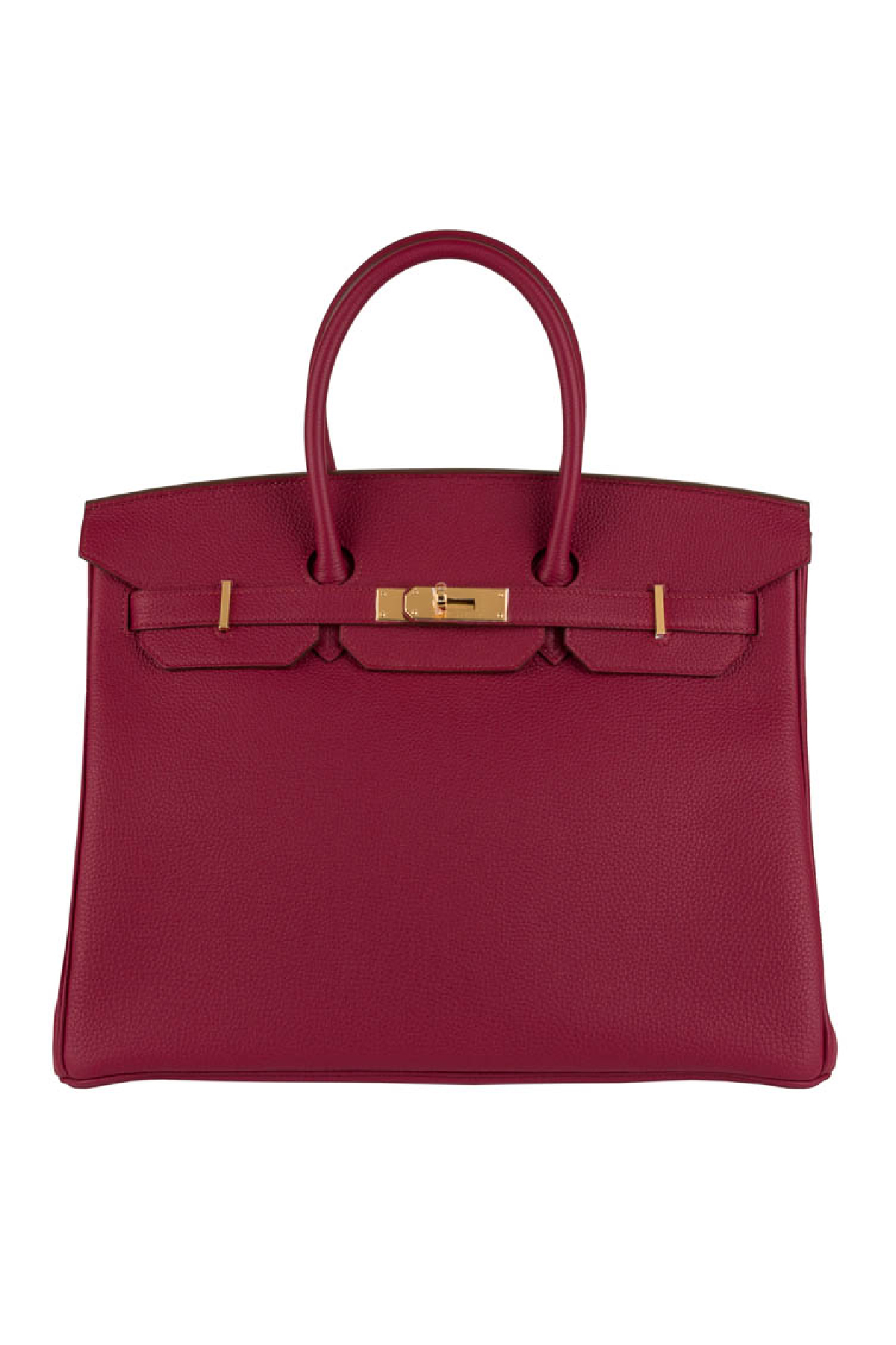 Hermès Birkin 35 Ruby Rubis Togo with Gold Hardware - Bags - Kabinet Privé